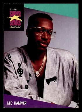 1991 Pro Set SuperStars MusiCards #122 M.C. Hammer Card